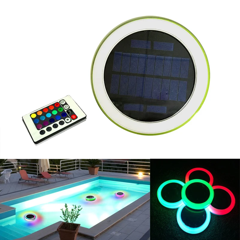 Solar Powered Pond Light RGB LED Underwater Light Outdoor Swimming Pool Floating Party Decorative Light With Remote Control
Solar Powered Pond Light RGB LED Underwater Light Outdoor Swimming Pool Floating Party Decorative Light With Remote Control