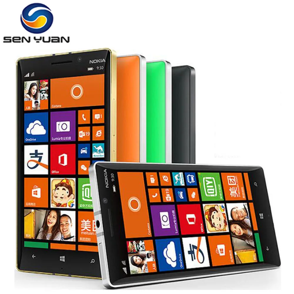Original Nokia Lumia 930 cell phone Quad core 2GB RAM 32GB ROM 20MP Camera 5"Touch screen 4G LTE Lumia 930 mobile phone
Original Nokia Lumia 930 cell phone Quad core 2GB RAM 32GB ROM 20MP Camera 5"Touch screen 4G LTE Lumia 930 mobile phone