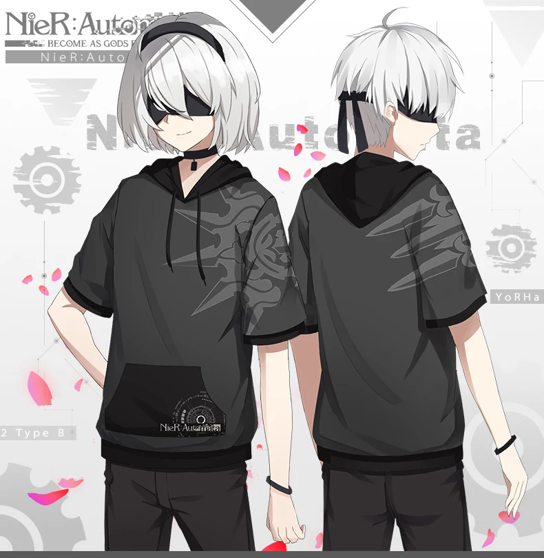 Anime JK NieR:Automata Game 2B Cosplay Costume Long Sleeve Shirts Tops Knitting Sweater Hoodies Waistcoat School Clothing Decor
Anime JK NieR:Automata Game 2B Cosplay Costume Long Sleeve Shirts Tops Knitting Sweater Hoodies Waistcoat School Clothing Decor