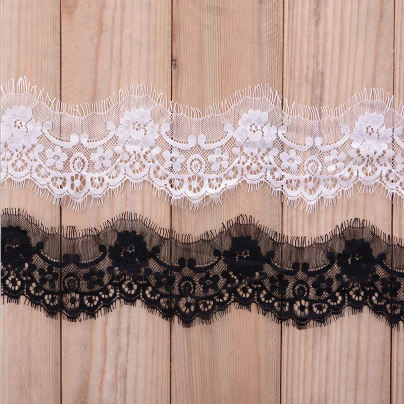 Beautiful Edge Embroidery Eyelash Lace Trim Fabric Ribbon for Wedding Party Gift Decoration DIY Package Decor Wholesales
Beautiful Edge Embroidery Eyelash Lace Trim Fabric Ribbon for Wedding Party Gift Decoration DIY Package Decor Wholesales