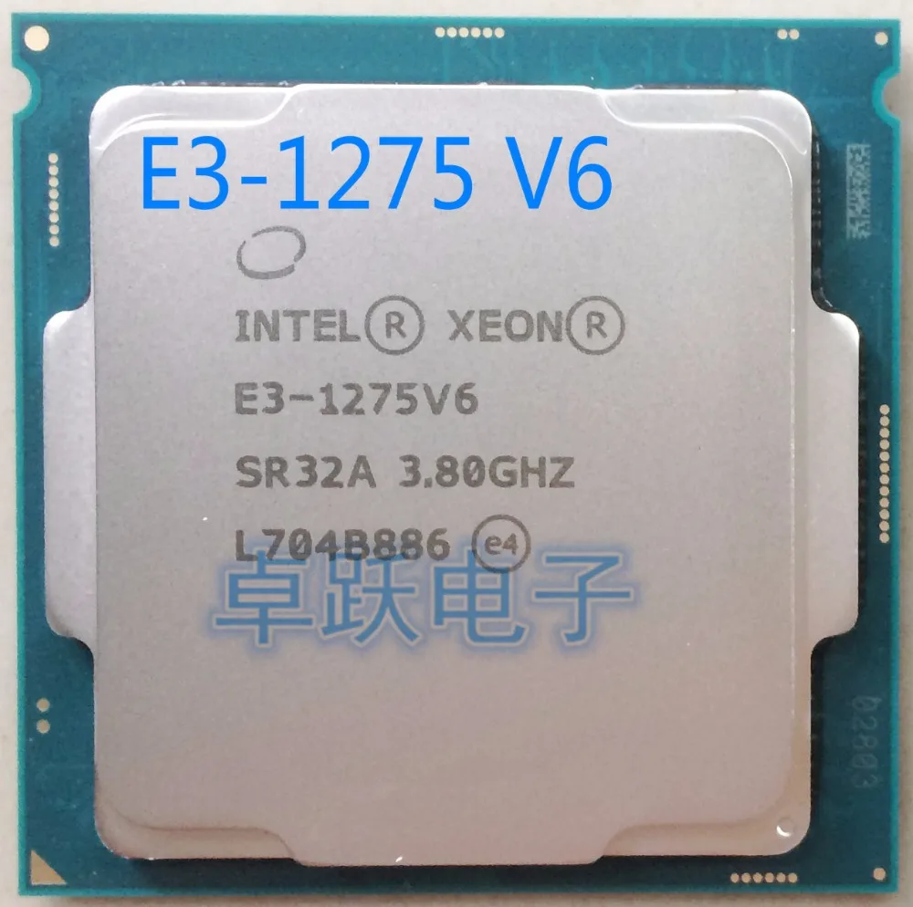 Free shipping E3-1275V6 Original Intel Xeon E3 1275V6 CPU 3.80GHZ Quad-Core processor LGA1151 E3-1275 V6
Free shipping E3-1275V6 Original Intel Xeon E3 1275V6 CPU 3.80GHZ Quad-Core processor LGA1151 E3-1275 V6