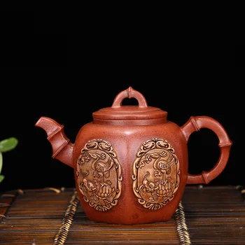 Pottery Teapot Famous Full Manual Raw Ore Clear Cement Turtle And Crane Annual Pot Kung Fu Tea Have Business Affairs Gift
Pottery Teapot Famous Full Manual Raw Ore Clear Cement Turtle And Crane Annual Pot Kung Fu Tea Have Business Affairs Gift