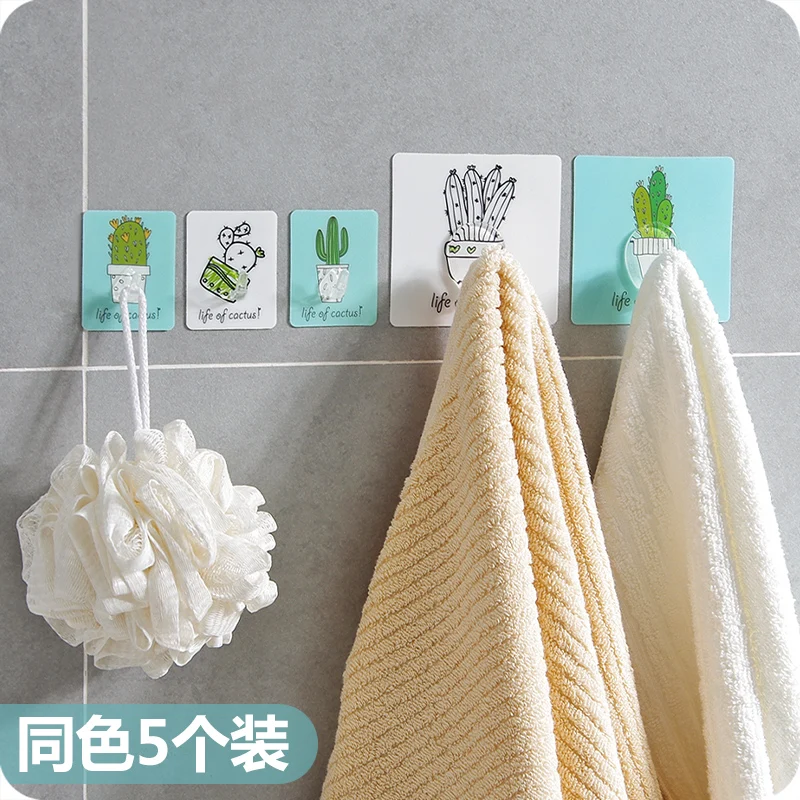 5pcs/set Cactus Adhesive Hook Bedroom Nail-free Seamless Storage Rack Door Wall Hanging Hook Key Holder Wall Towel Hangers
5pcs/set Cactus Adhesive Hook Bedroom Nail-free Seamless Storage Rack Door Wall Hanging Hook Key Holder Wall Towel Hangers
