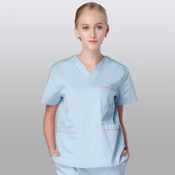 woman Surgery Work clothes Short sleeve Nurse Uniform Solid Color Medical Scrubs Set Doctor Suit Hospital Dental Beauty salon
woman Surgery Work clothes Short sleeve Nurse Uniform Solid Color Medical Scrubs Set Doctor Suit Hospital Dental Beauty salon