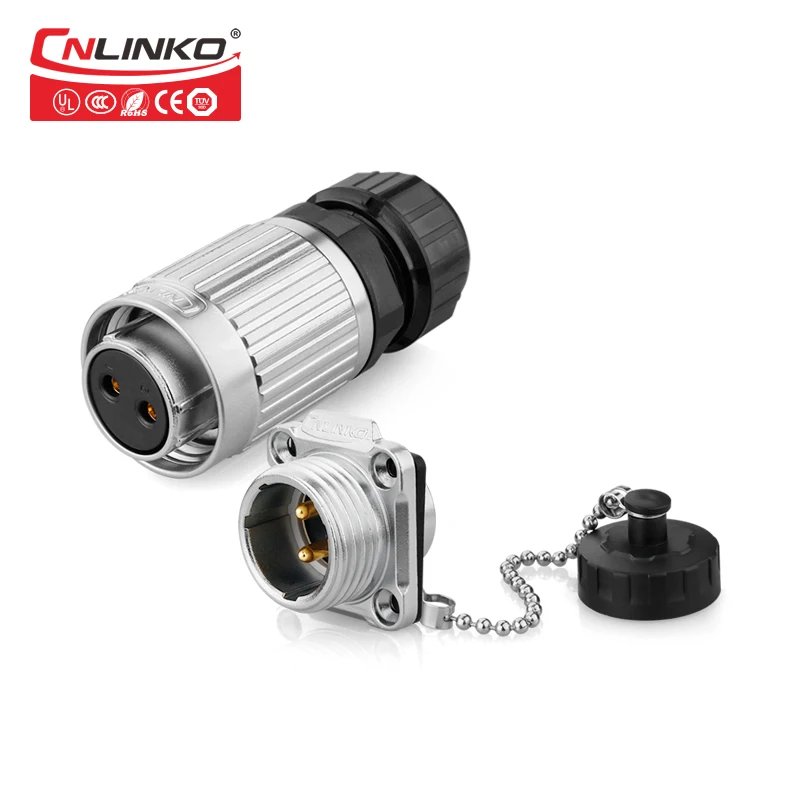 Cnlinko Male Socket Wiring Harness IP67 Waterproof 500V 20A Metal Electrical Cable Wire 2 Pin Female Connector with Dust Cover
Cnlinko Male Socket Wiring Harness IP67 Waterproof 500V 20A Metal Electrical Cable Wire 2 Pin Female Connector with Dust Cover