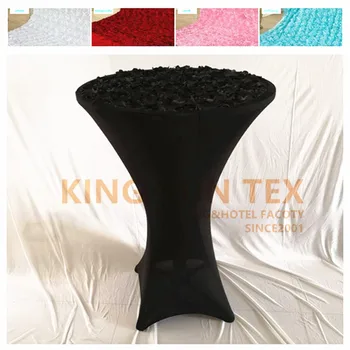Satin Rosette Top Lycra Spandex Table Cover Cocktail Table Covers For Wedding Hotel Event Decoration
Satin Rosette Top Lycra Spandex Table Cover Cocktail Table Covers For Wedding Hotel Event Decoration