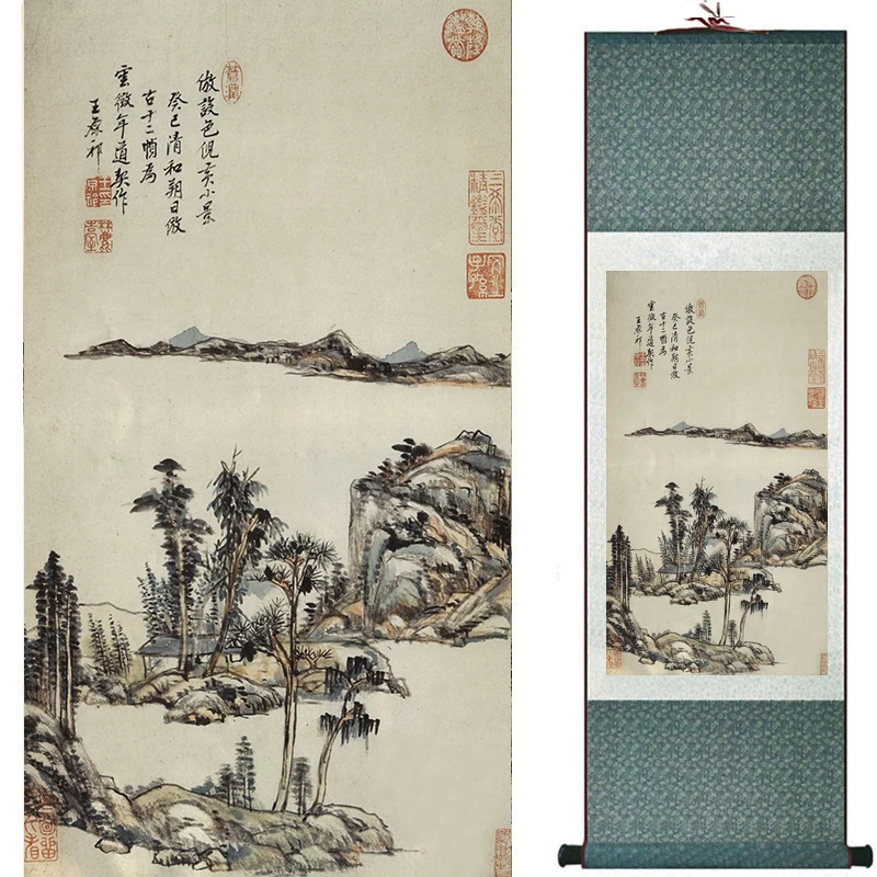 Mountain and River painting Chinese scroll painting landscape art painting Chinese traditional painting 18101914
Mountain and River painting Chinese scroll painting landscape art painting Chinese traditional painting 18101914