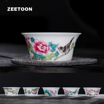 60ml Boutiques Jingdezhen Porcelain Handpainted Flower and Bird Jian zhan Teacup Vintage Kung Fu Tea Master Cup Ceramic Tea Cup
60ml Boutiques Jingdezhen Porcelain Handpainted Flower and Bird Jian zhan Teacup Vintage Kung Fu Tea Master Cup Ceramic Tea Cup