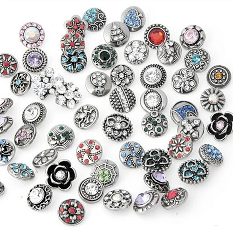 10pcs/lot Mix snap button High quality 12mm Metal Snap Button Rhinestone Styles Button Snaps Jewelry
10pcs/lot Mix snap button High quality 12mm Metal Snap Button Rhinestone Styles Button Snaps Jewelry
