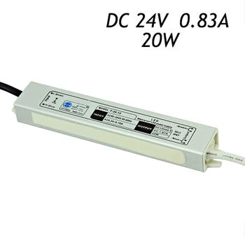 30Pcs 24V 0.83A 20W IP67 Waterproof Transformers AC110~220V To DC24V Switching Power Supply Driver For LED Strip Aluminum DHL 
30Pcs 24V 0.83A 20W IP67 Waterproof Transformers AC110~220V To DC24V Switching Power Supply Driver For LED Strip Aluminum DHL