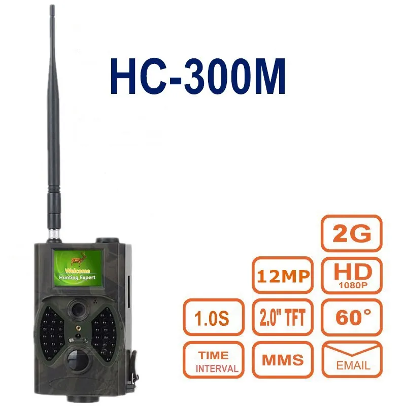 Wild Hunter Camera HC300M 12MP Photo Traps MMS/GPRS/SMTP 1080P Hunting Camera Trap 940nm IR Night vision scouting game camera
Wild Hunter Camera HC300M 12MP Photo Traps MMS/GPRS/SMTP 1080P Hunting Camera Trap 940nm IR Night vision scouting game camera