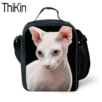 THIKIN Lunch Bag for Kids Hairless Cat Printing Kindergarten School Lunchbox Children Shoulder Food Bag Storage Girls Meal Bag
THIKIN Lunch Bag for Kids Hairless Cat Printing Kindergarten School Lunchbox Children Shoulder Food Bag Storage Girls Meal Bag