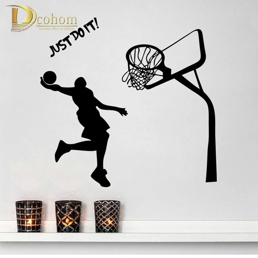 High Quality 3D Basketball Wall Stickers Home Decor Living Room For Kids Rooms Decal Poster Dunk Sport Vinyl Mural
High Quality 3D Basketball Wall Stickers Home Decor Living Room For Kids Rooms Decal Poster Dunk Sport Vinyl Mural