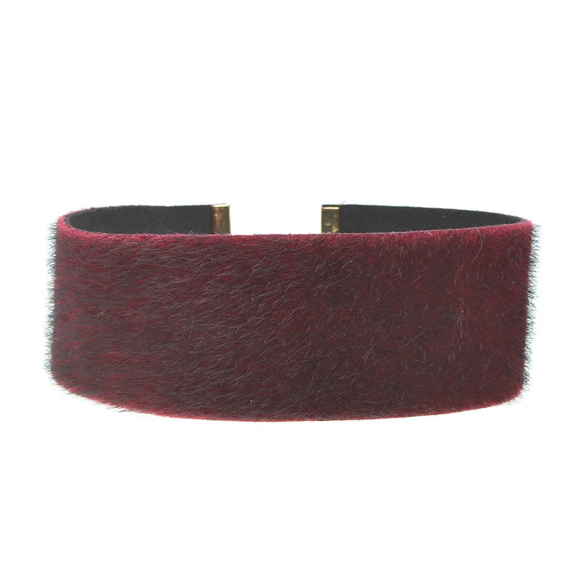 Winter Warm Faux Fur Velvet Suede Choker Necklace for Women Wide Collar Chocker Neck Jewelry Christmas Gifts 2017 New XR266
Winter Warm Faux Fur Velvet Suede Choker Necklace for Women Wide Collar Chocker Neck Jewelry Christmas Gifts 2017 New XR266