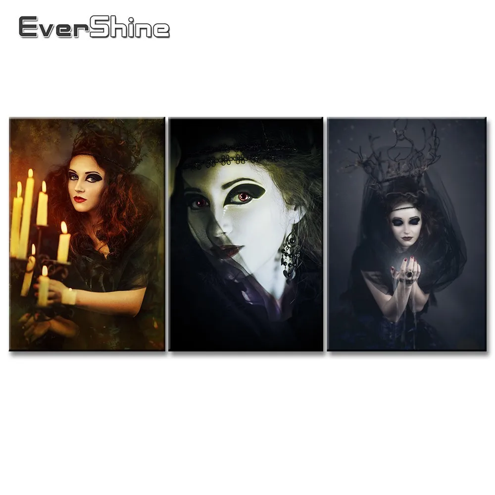 EverShine DIY Diamond Painting Witch Full Diamond Mosaic Drill Round Diamond Embroidery Cross Stitch Halloween Manual Hobby
EverShine DIY Diamond Painting Witch Full Diamond Mosaic Drill Round Diamond Embroidery Cross Stitch Halloween Manual Hobby