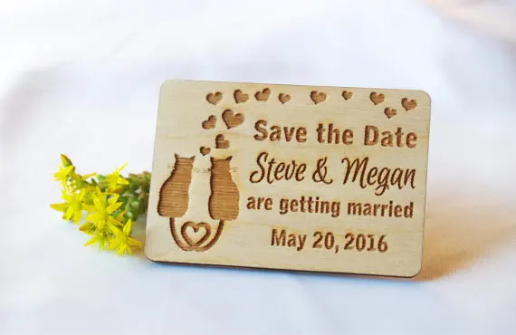 personalize sweet cat in love Wedding rustic wooden Save the Date Fridge Magnets engagement invitation cards party favors gifts
personalize sweet cat in love Wedding rustic wooden Save the Date Fridge Magnets engagement invitation cards party favors gifts