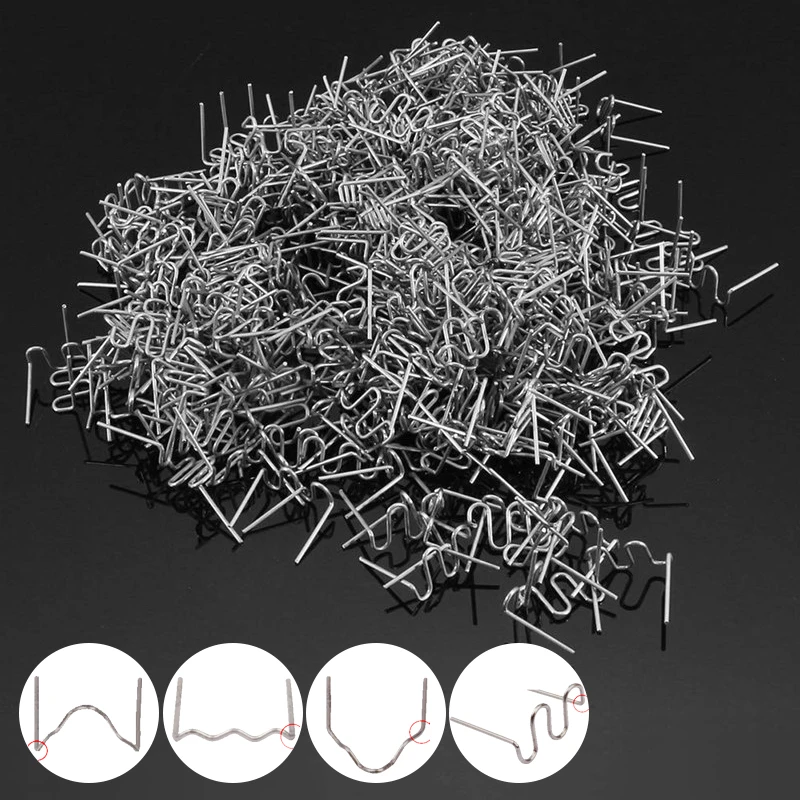 300PCS plastic welding machine special hot nails car bumper repair staples hot stapler plastic repair welding wire PE electrode
300PCS plastic welding machine special hot nails car bumper repair staples hot stapler plastic repair welding wire PE electrode