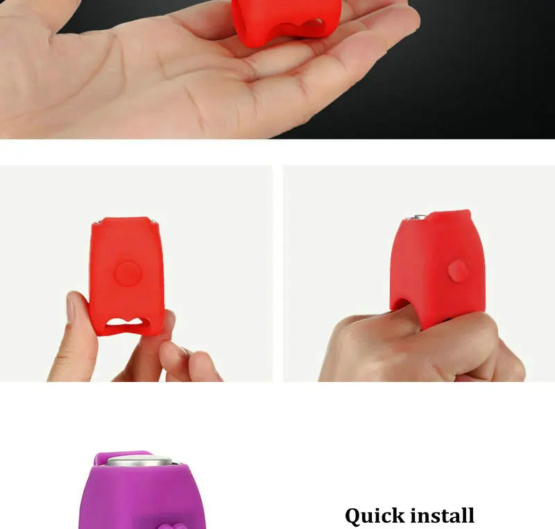 Electric Cycling Bells 110 dB Horn Rainproof MTB Bicycle Handlebar Bell Silica Gel Shell Ring Bell Bicycle Accessories (9)