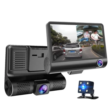 OllyMurs Car DVR 3 Cameras Lens 4.0 Inch Dash Camera Dual Lens With Rearview Camera Video Recorder XC-04
OllyMurs Car DVR 3 Cameras Lens 4.0 Inch Dash Camera Dual Lens With Rearview Camera Video Recorder XC-04