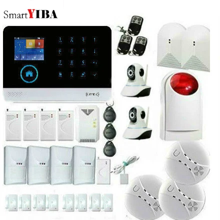 

SmartYIBA Intelligent Home Security Burglar 3G WIFI Alarm System Android IOS APP Control Voice Prompt Multi-language Swichable