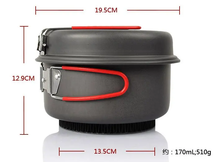 2-3 Person Cooking Set Picnic Pot Camping Cookware 1.7L For Liters Pot 7.5 inch fry pan CW-S07PRO
2-3 Person Cooking Set Picnic Pot Camping Cookware 1.7L For Liters Pot 7.5 inch fry pan CW-S07PRO
