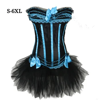 Hot sale gothic green red purple corset dress 5xl 6xl plus size bustier women waist training corsets dresses corselet tutu skirt
Hot sale gothic green red purple corset dress 5xl 6xl plus size bustier women waist training corsets dresses corselet tutu skirt
