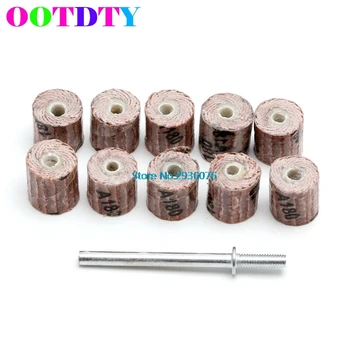 10Pcs/lot 240# Grit Sanding Sandpaper Flap Wheel Set 3/8" for Dremel Rotary Tool MY2_30
10Pcs/lot 240# Grit Sanding Sandpaper Flap Wheel Set 3/8" for Dremel Rotary Tool MY2_30