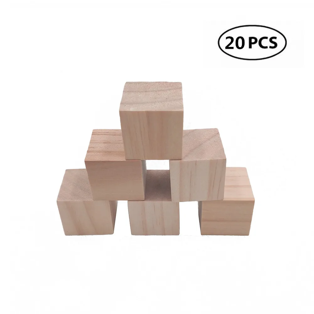 20pcs 20mm 0.78inch Wooden Cubes Unfinished Hardwood Square Birch Blocks Baby Shower Decorating Cubes Puzzle Making
20pcs 20mm 0.78inch Wooden Cubes Unfinished Hardwood Square Birch Blocks Baby Shower Decorating Cubes Puzzle Making