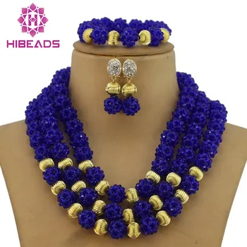 Classic Royal Blue African Costume Beaded Jewelry Set Handmade 3 Layers Nigerian Beads Wedding Jewellery Set Free Shipping GB005
Classic Royal Blue African Costume Beaded Jewelry Set Handmade 3 Layers Nigerian Beads Wedding Jewellery Set Free Shipping GB005