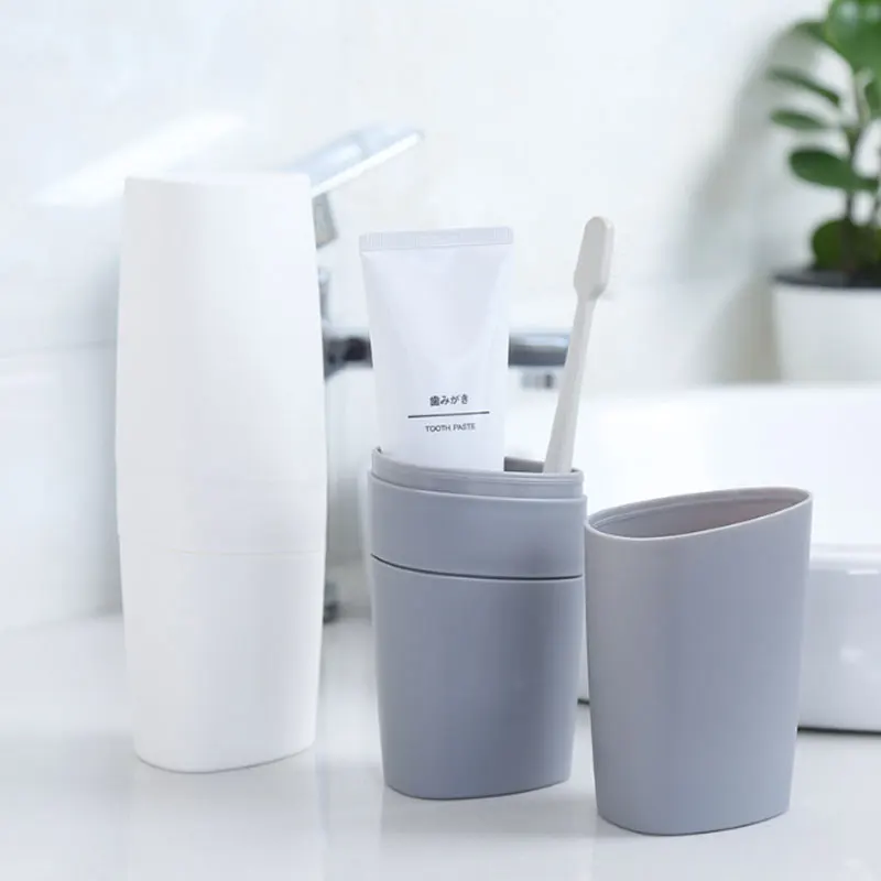Outdoor 3 in 1 Travel Toothbrush Storage Box Brush Teeth Cup Portable Plastic Tube Box Bathroom Accessories Toothpaste Organizer
Outdoor 3 in 1 Travel Toothbrush Storage Box Brush Teeth Cup Portable Plastic Tube Box Bathroom Accessories Toothpaste Organizer