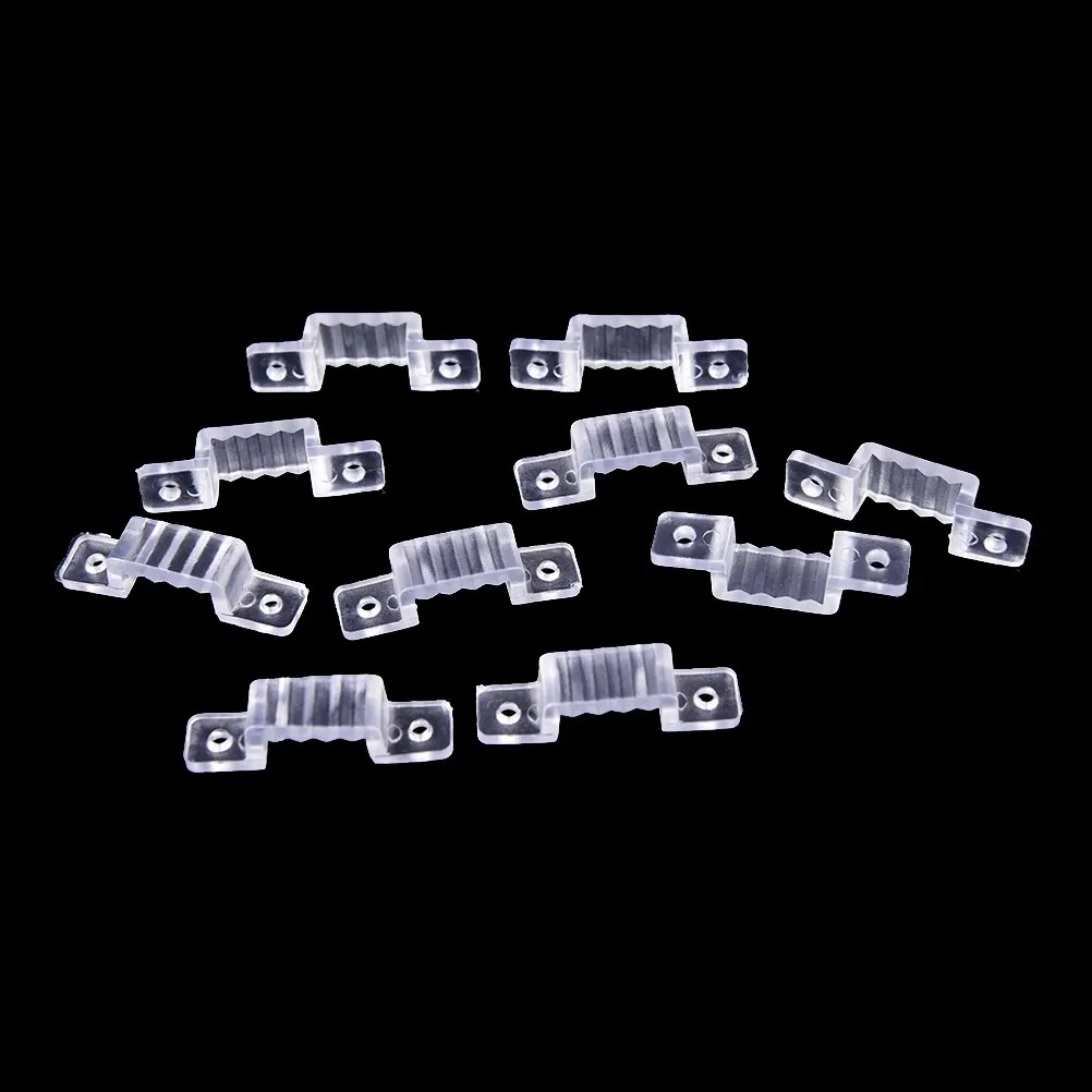 10pcs LED Fixing Silicone Mounting Clips For 220V 5050 3528 LED Strip Light Plastic Buckle High Quality Flexible Accessories 8mm
10pcs LED Fixing Silicone Mounting Clips For 220V 5050 3528 LED Strip Light Plastic Buckle High Quality Flexible Accessories 8mm