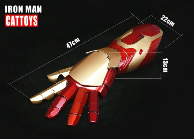 Man MK42 Mark42 XLII 4Wearable Blaster Gauntlet Arm Hand Cattoys MK42 Arm Right/ 1/1 LED Armor Hand For Iron
Man MK42 Mark42 XLII 4Wearable Blaster Gauntlet Arm Hand Cattoys MK42 Arm Right/ 1/1 LED Armor Hand For Iron