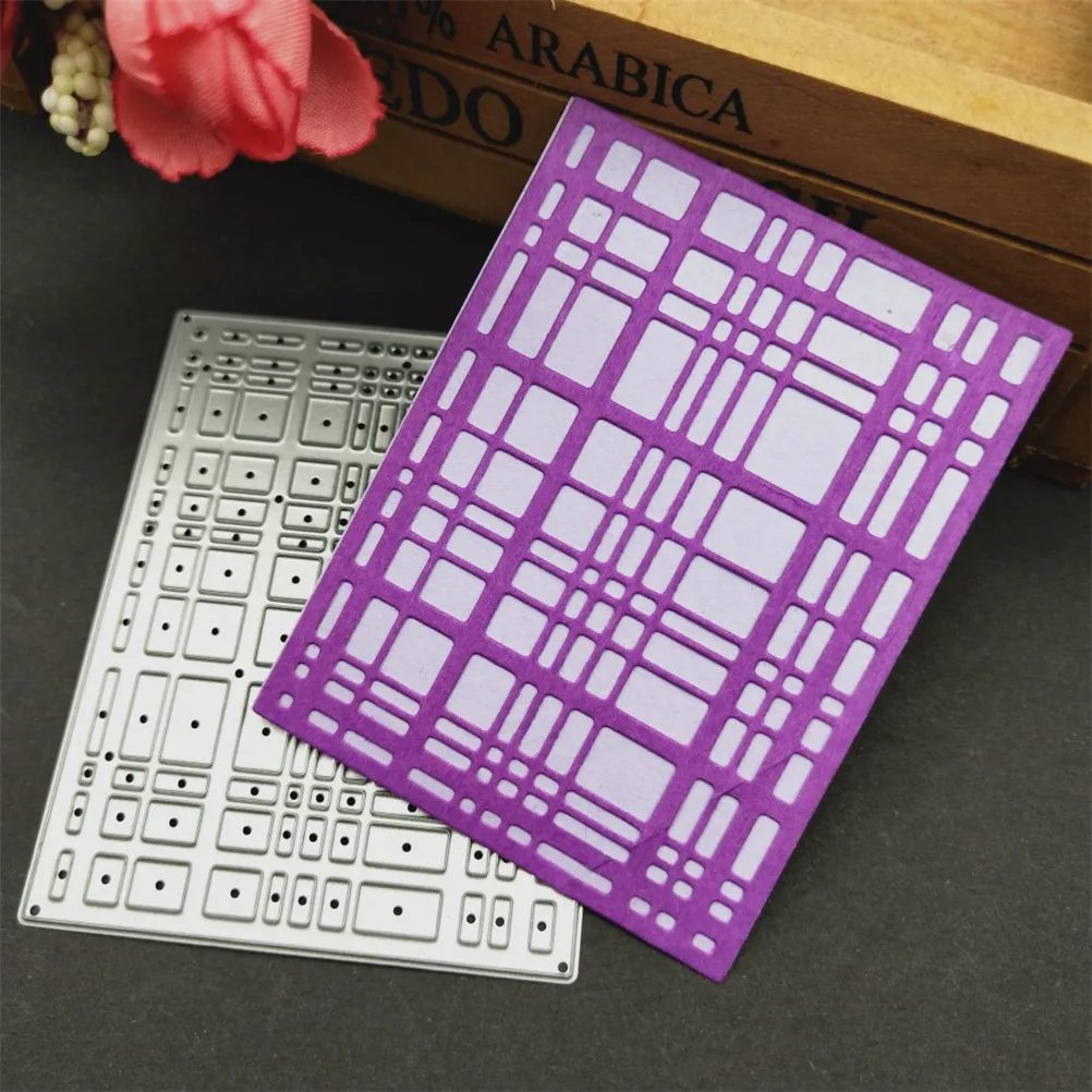 1pc DIY Grid Flower Plaids Cover Flower Invitation Card Lace Metal Cutting Dies Weeping Willow Stencil DIY Scrapbooking Card
1pc DIY Grid Flower Plaids Cover Flower Invitation Card Lace Metal Cutting Dies Weeping Willow Stencil DIY Scrapbooking Card