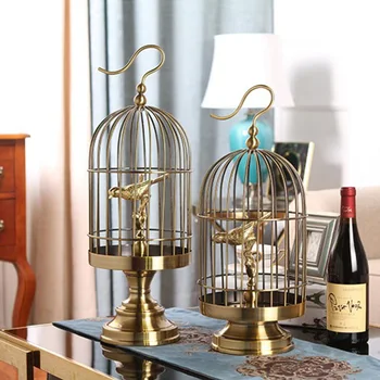 European minimalist bird cage metal ornaments home decorations retro model room study soft porch furnishings 10pcs
European minimalist bird cage metal ornaments home decorations retro model room study soft porch furnishings 10pcs