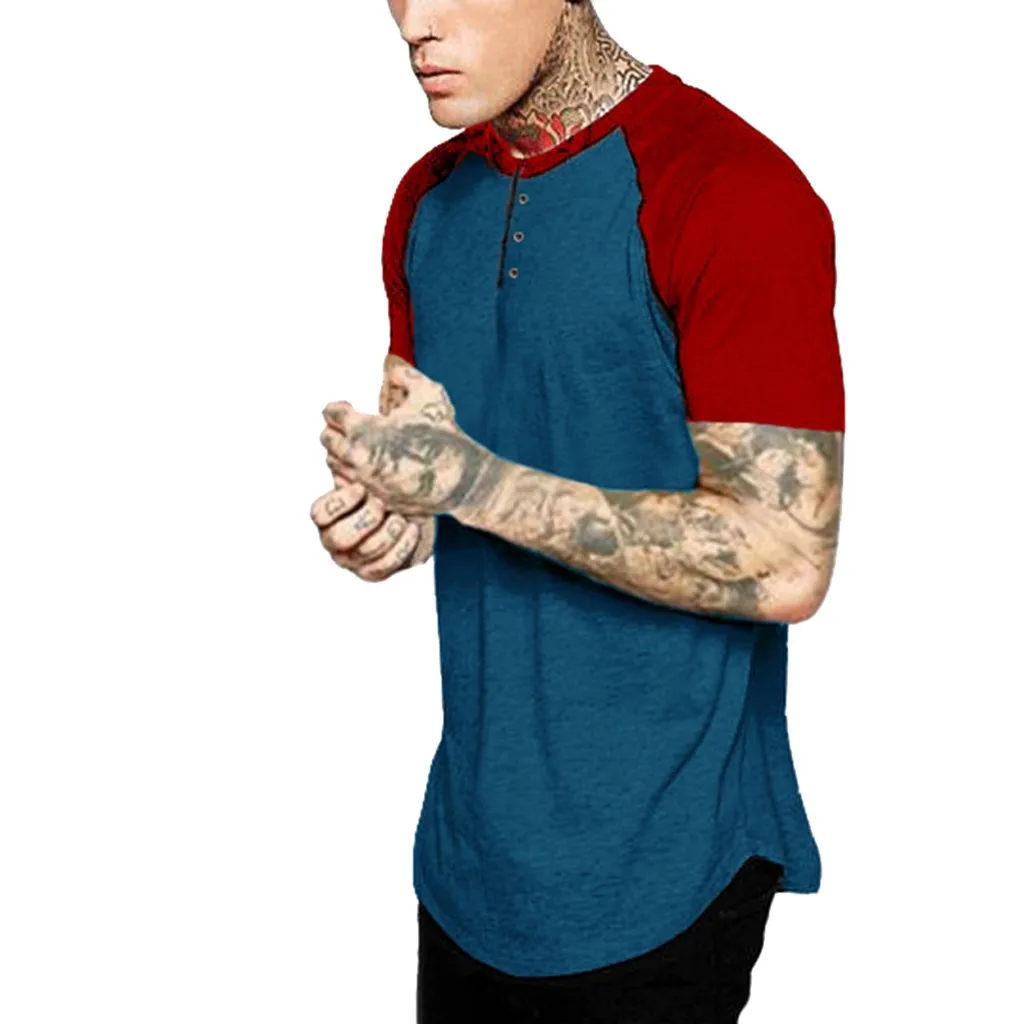 Man Patchwork Color Curve Hem Casual Mens T-shirt Longline 2019 Summer Hip Hop T shirt Extended Street Tee Shirts for Men Jan23
Man Patchwork Color Curve Hem Casual Mens T-shirt Longline 2019 Summer Hip Hop T shirt Extended Street Tee Shirts for Men Jan23