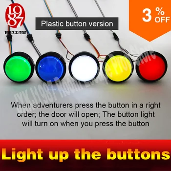 5 buttons for real life room escape room game props for escape room light up four bigl buttons in order to unlock lock and r
5 buttons for real life room escape room game props for escape room light up four bigl buttons in order to unlock lock and r