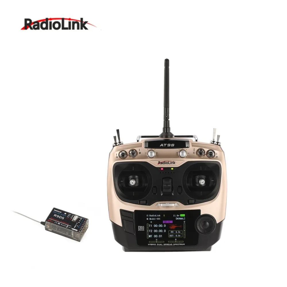 Upgrade Radiolink AT9S 2.4G 10CH Transmitter Radio with R9DS Receiver DSSS&FHSS for RC Helicopter Multicopter Fixed-wing Mode 2
Upgrade Radiolink AT9S 2.4G 10CH Transmitter Radio with R9DS Receiver DSSS&FHSS for RC Helicopter Multicopter Fixed-wing Mode 2