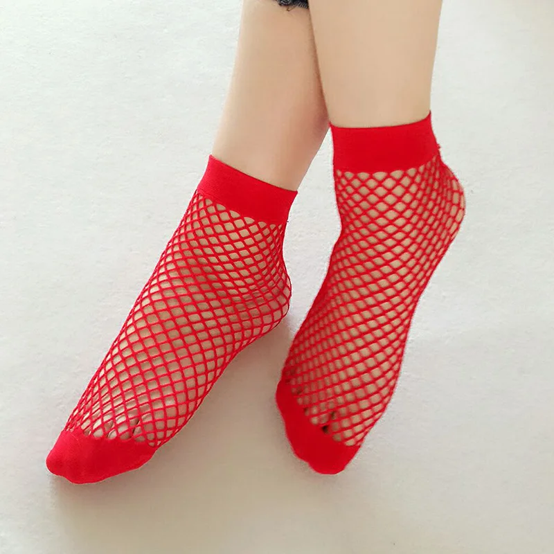Sexy Fishnet Socks Chic Women's Harajuku Mesh Nets Streetwear Summer Candy Color Breathable Hollow Out Ladies Short Sock
Sexy Fishnet Socks Chic Women's Harajuku Mesh Nets Streetwear Summer Candy Color Breathable Hollow Out Ladies Short Sock
