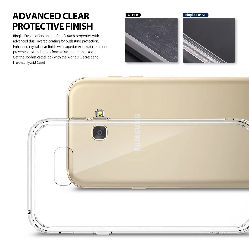Тонкий прозрачный мягкий Силиконовый ТПУ чехол для телефона Samsung Galaxy A5 J3 J7 J5 2017
