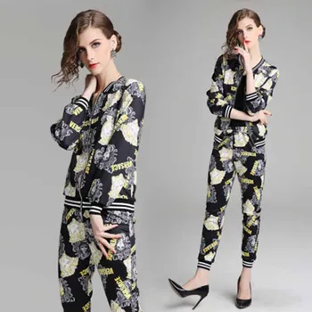 Print Silky Thin 2 Two Piece Set Women Clothes Zip Tops+Bodycon Pants Sweat Suit Casual Outfits Matching Sets Tracksuit Suit Wea
Print Silky Thin 2 Two Piece Set Women Clothes Zip Tops+Bodycon Pants Sweat Suit Casual Outfits Matching Sets Tracksuit Suit Wea