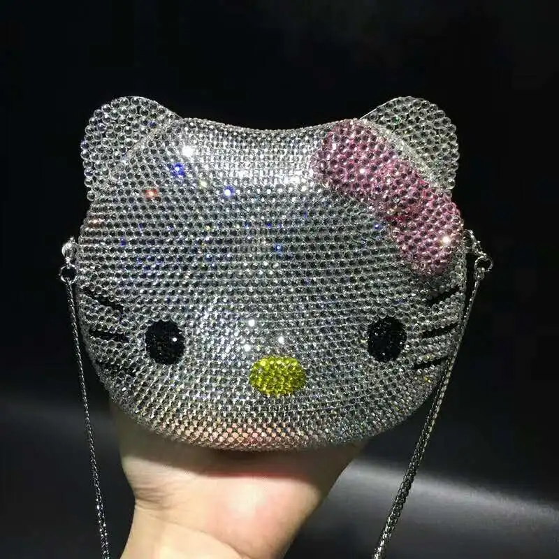 woman hellokitty gold/silver/pink/blue crystal diamond evening Box Bags gift Clutch Bag Handbag Ladies Banquet Pochette Purse
woman hellokitty gold/silver/pink/blue crystal diamond evening Box Bags gift Clutch Bag Handbag Ladies Banquet Pochette Purse