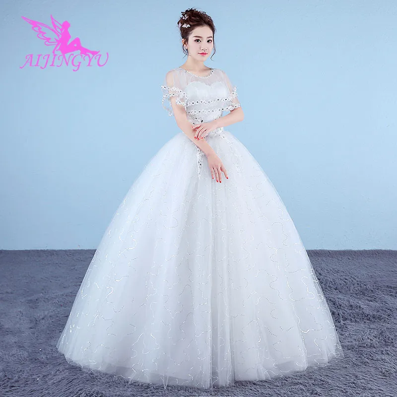 AIJINGYU 2018 sweet free shipping new hot selling cheap ball gown lace up back formal bride dresses wedding dress WK170
AIJINGYU 2018 sweet free shipping new hot selling cheap ball gown lace up back formal bride dresses wedding dress WK170