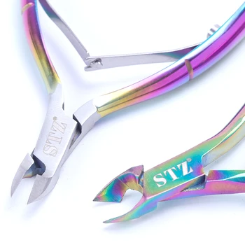 STZ Rainbow Nail Art Clippers Trimming Stainless Steel Cuticle Dead Skin Remover Cutter Scissor Manicure Nail Plier Tool TRC1-2
STZ Rainbow Nail Art Clippers Trimming Stainless Steel Cuticle Dead Skin Remover Cutter Scissor Manicure Nail Plier Tool TRC1-2
