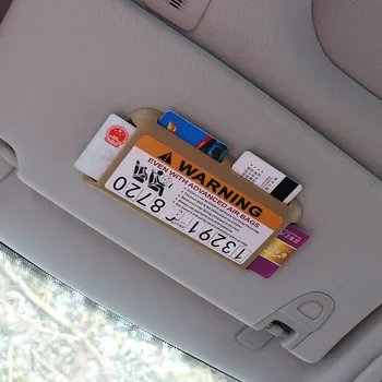 Car Sun Visor Card Holder Parking Cards for Opel Astra H G J Insignia Mokka for Toyota C-HR Rav4 for Ford Focus Fiesta Ecosport
Car Sun Visor Card Holder Parking Cards for Opel Astra H G J Insignia Mokka for Toyota C-HR Rav4 for Ford Focus Fiesta Ecosport