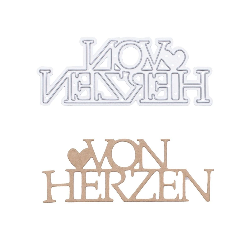 von Herzen German Phrase from my heart Metal Cutting Dies Stencils For DIY Scrapbooking Decorative Embossing Handcraft Die Cut
von Herzen German Phrase from my heart Metal Cutting Dies Stencils For DIY Scrapbooking Decorative Embossing Handcraft Die Cut