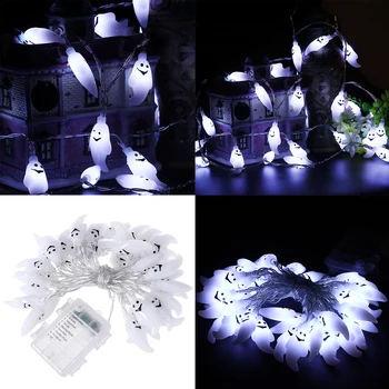 4.5M 40 LED Hallowen Ghost String Lights Battery-powered Decoration Lights with Remote Control for Halloween Party Decoration
4.5M 40 LED Hallowen Ghost String Lights Battery-powered Decoration Lights with Remote Control for Halloween Party Decoration