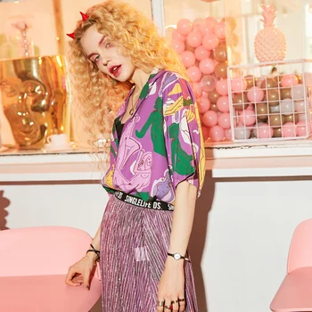 ELFSACK New Fashion Women Set Vintage V-Neck Short Sleeve Flora Print Woman Shirt Tops Streetwear Female Ladies Chiffon Dress
ELFSACK New Fashion Women Set Vintage V-Neck Short Sleeve Flora Print Woman Shirt Tops Streetwear Female Ladies Chiffon Dress