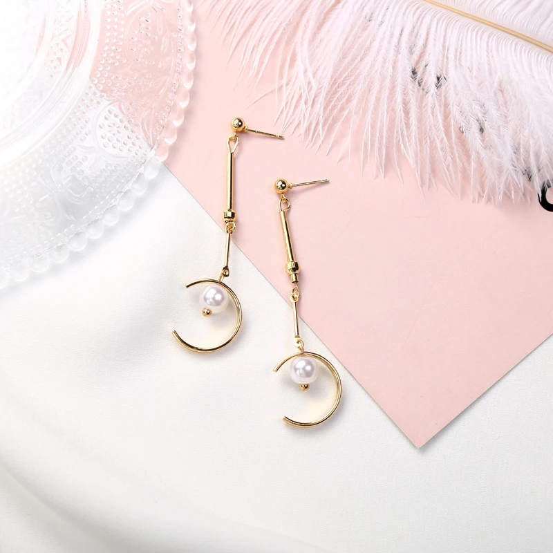KARASU Elegant Simulated Pearl Earrings Women Statement Long Dangle Drop Earring Jewelry For Party Gifts
KARASU Elegant Simulated Pearl Earrings Women Statement Long Dangle Drop Earring Jewelry For Party Gifts