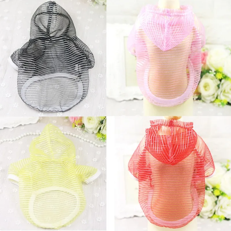 Spring Summer Dog Clothes for Teddy Chihuahua Breathable Mesh Hoodies Yorkie Pet Puppy Outfit Sun Protection For Cobaya Cobayas
Spring Summer Dog Clothes for Teddy Chihuahua Breathable Mesh Hoodies Yorkie Pet Puppy Outfit Sun Protection For Cobaya Cobayas