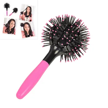 illumafye Japan 3D Bomb Curl Hair Brush Ball Styling Spherical Massage Comb